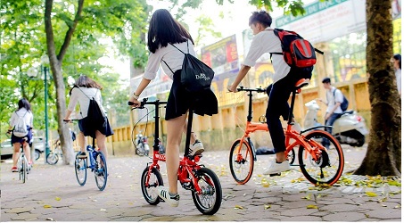 Xe đạp thể thao dành cho học sinh và ước mơ đến trường