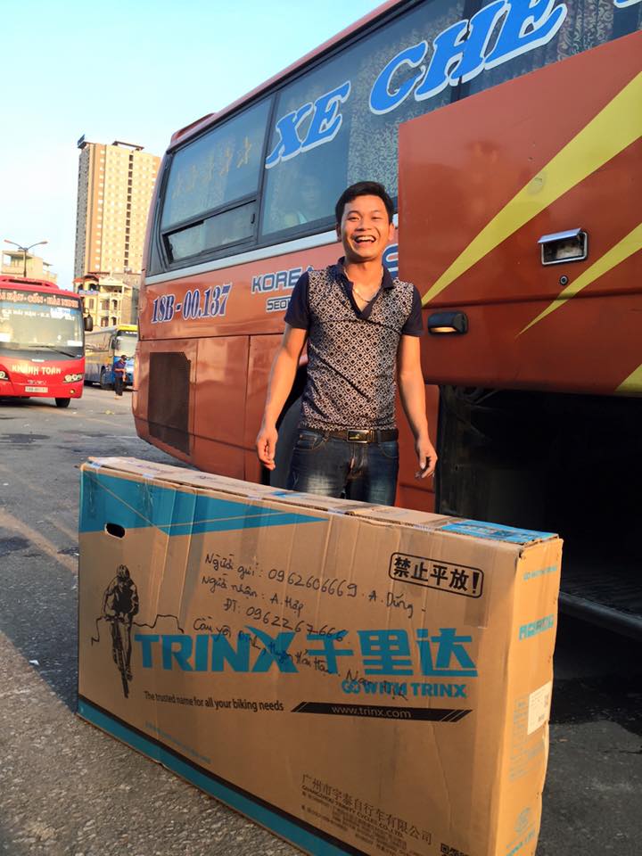 Xe đạp thể thao nhập khẩu chính hãng TRINX được chuyển ra các tỉnh xa như thế nào ?