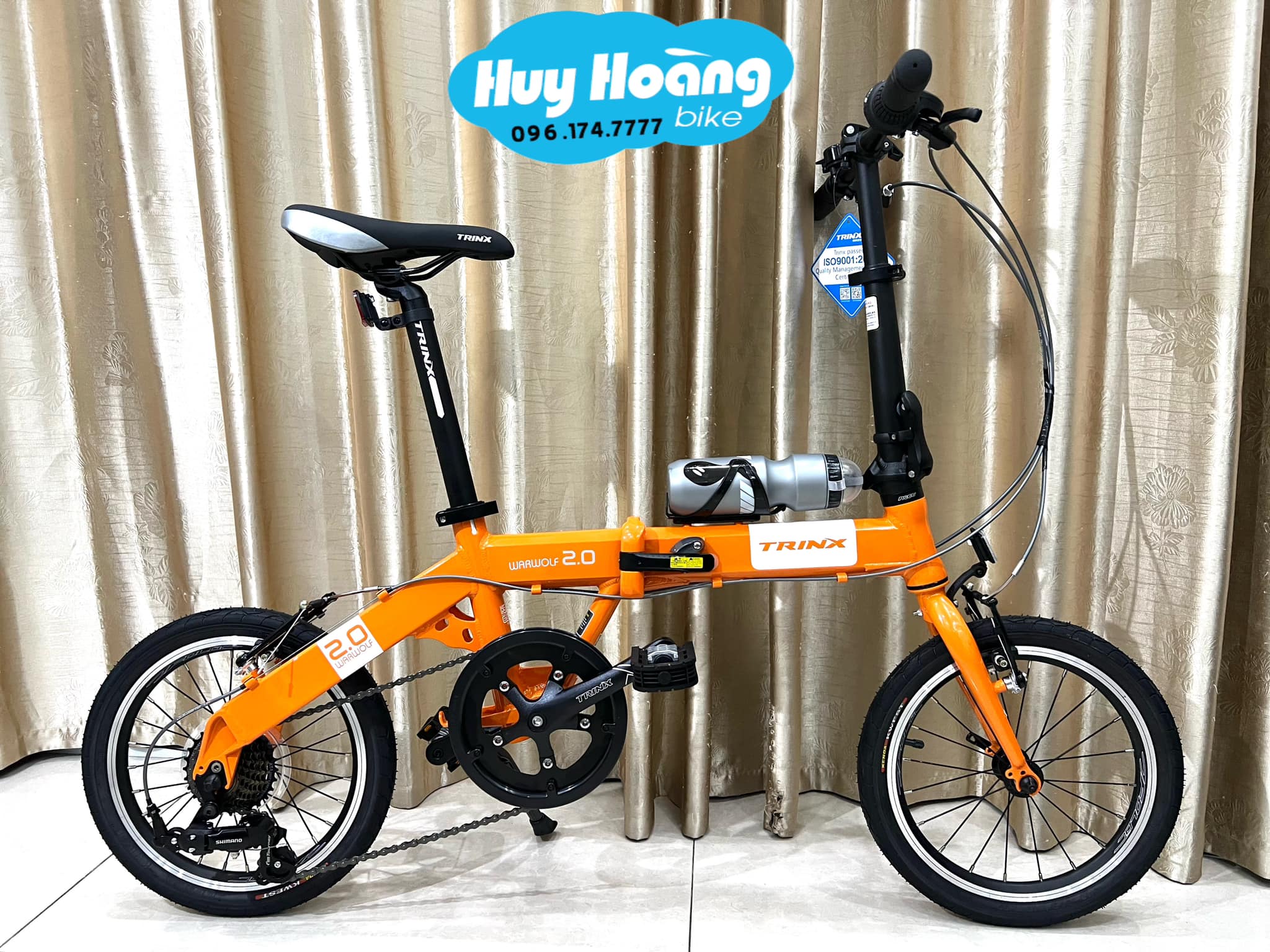 Xe đạp gấp Trinx Warwolf 2.0 bánh 16″  9 kg 